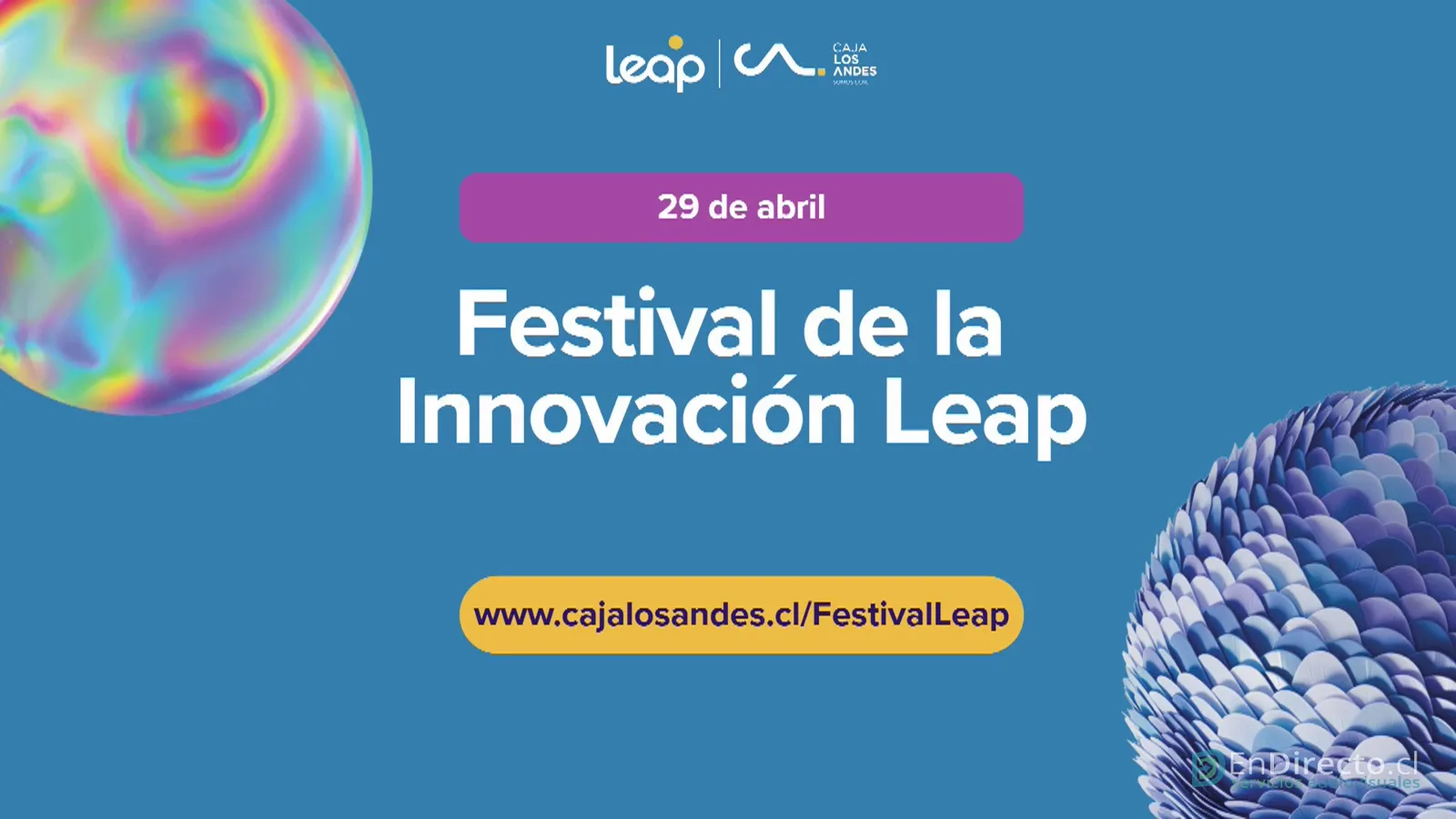 Gráfica de apertura del Festival de la Innovación Leap