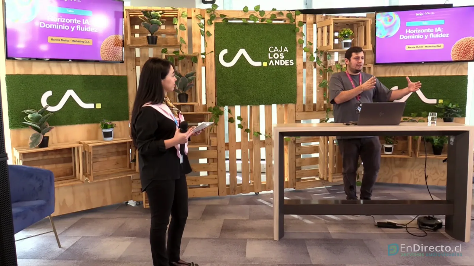 Plano general del set en el cierre de la jornada