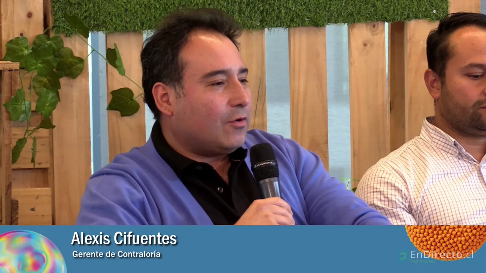 Alexis Cifuentes, Gerente de Contraloría, en el panel Andes Innova