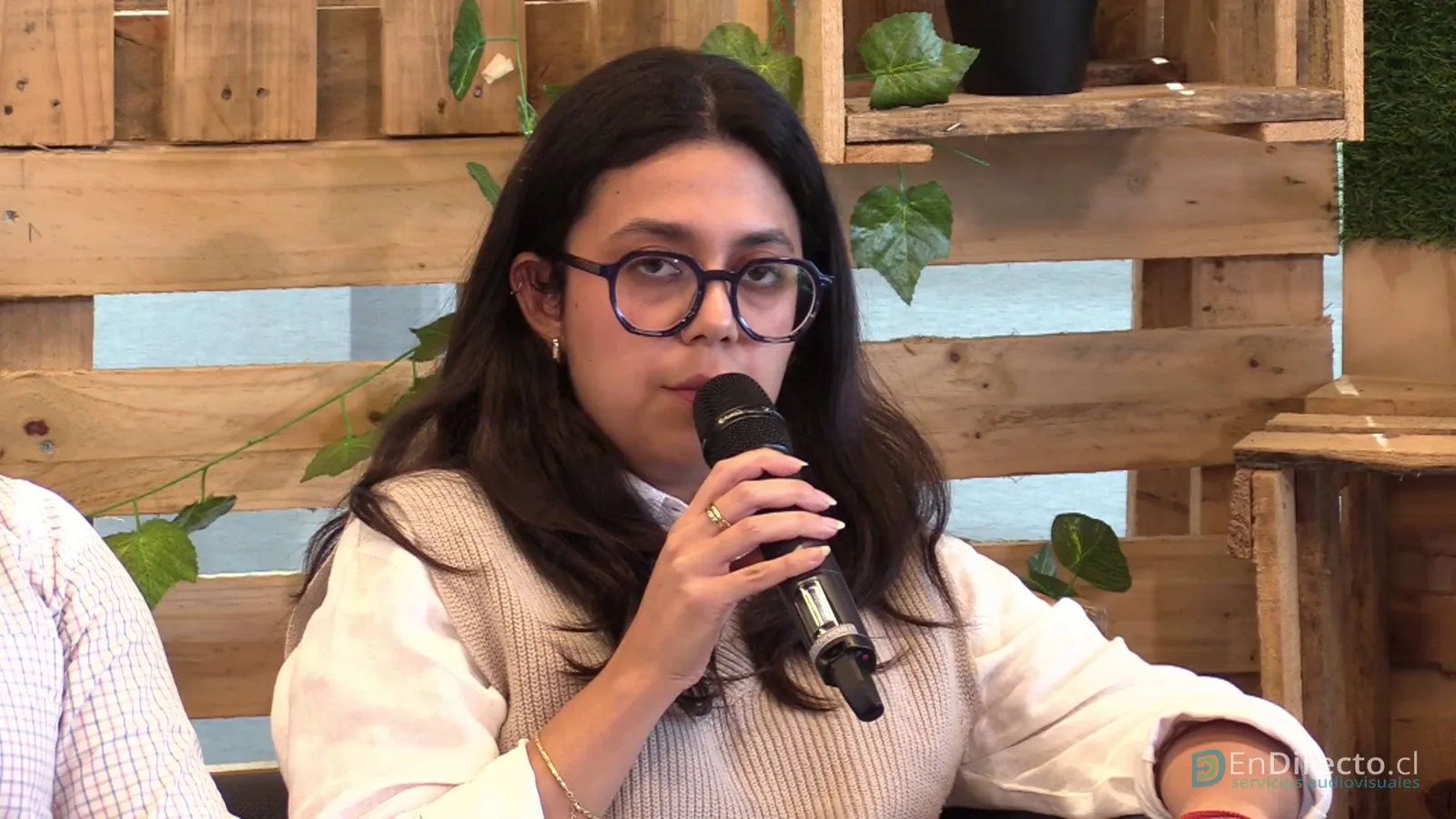 María Fernanda Jorquera en el panel Andes Innova