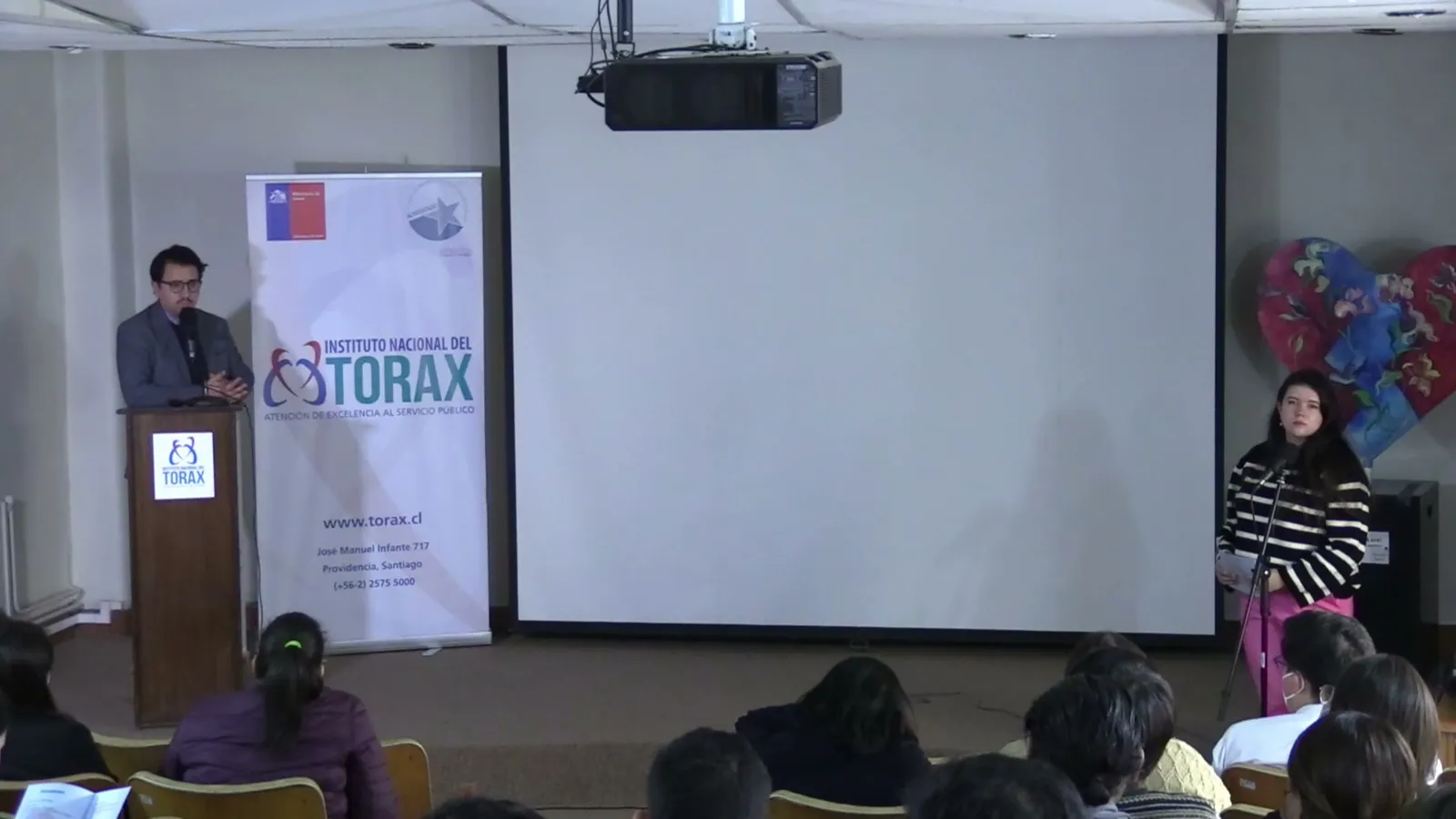 Auditorio durante el cierre del módulo de infecciones